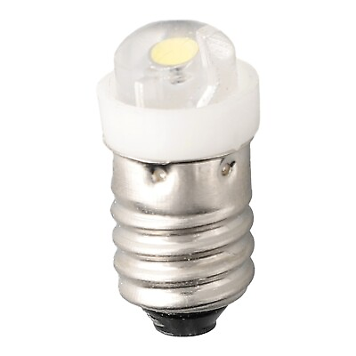#ad #ad Light Bulb Flashlight White LED E10 GrassMetal 0.5W 3 4.5 6V 6000K Accessories C $9.87