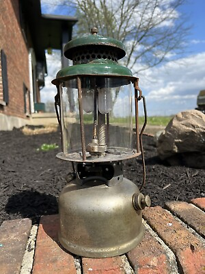 #ad Vintage Coleman L220 Slant Lantern Dated 8 4 April 1928 $100.00