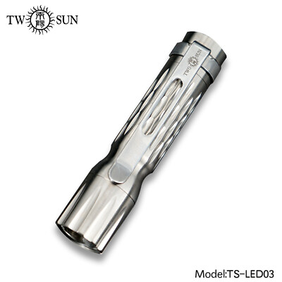 #ad TWOSUN Titanium Tactical Flashlight LED Light Outdoor Camping Lamp Equipment EDC $59.80