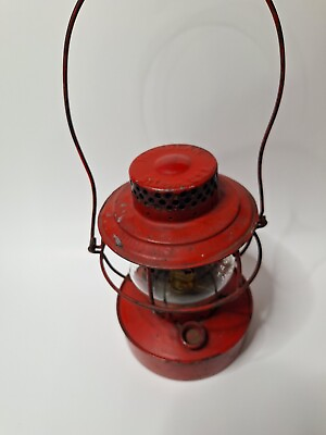#ad #ad Antique Handland St Louis Red Oil Lamp $99.00