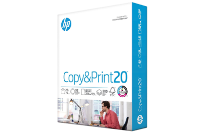 #ad 1x HP Printer Paper Copy And Print 20 lb. 8.5quot; x 11quot; 500 Sheets.1 Ream $9.96