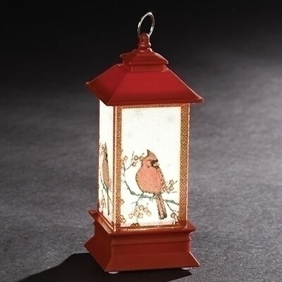 #ad Roman Christmas Cardinal 5in Lantern LED Battery Operated $8.99