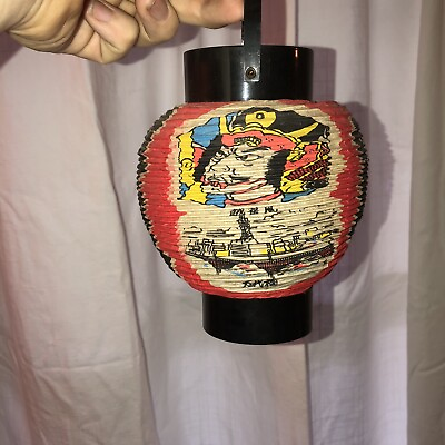 #ad Early 20thc JAPANESE Folding PAPER CANDLE LANTERNS Designs $13.20