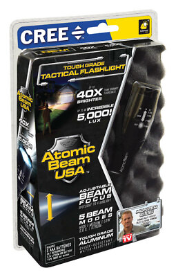 #ad ATOMIC LED FLASHLIGHT BK Pack of 1 $29.82