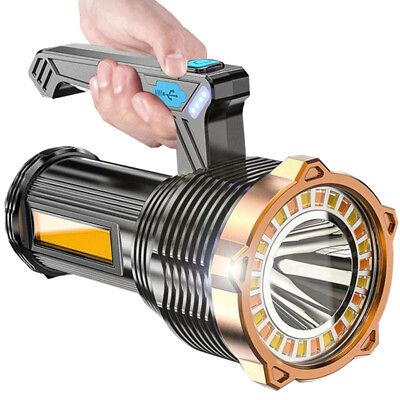 #ad 12000000LM LED Flashlight Tactical Torch Lamp Worklight USB Rechargeable Light $11.50