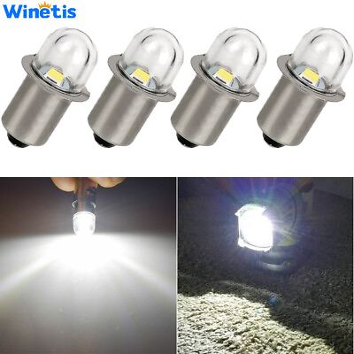 #ad 4 P13.5S 18 Volt LED Bulbs Replacement Xenon for Milwaukee M18 Flashlight $10.98