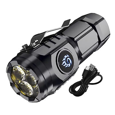 #ad LED Flashlights High Lumens Handheld LED Torch Waterproof Adjustable Brightness $11.49