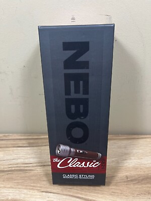 #ad Nebo quot;The Classicquot; 640 Lumen LED Flashlight Aluminum amp; Leather NEW IN BOX $54.99
