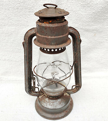 #ad 1940s Vintage Fr Efar 609 Chalwyn Kerosene Lantern Original Glass Globe LN16 $167.50