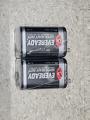 #ad Qty X 12 Eveready 6 Volt Lantern Battery 1209 Heavy Duty Spring Top Lot of 12 $59.99