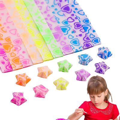#ad Star Paper Strips Lucky Paper Star Strips 10 Colors Glow In The Dark Lucky Paper $7.91