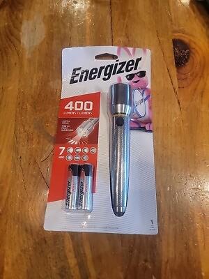 #ad Energizer Flashlight 400 Lumens LED 7 Modes W Batt Lanyard IPX4 Water Resistance $14.99