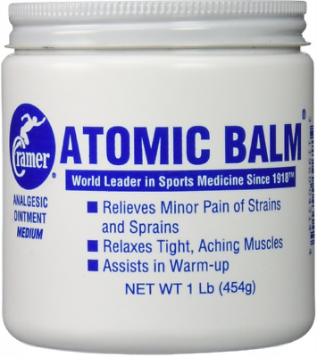 #ad Cramer Atomic Balm Analgesic Pain Soreness And Warm Up Ointment 1Lb Jar $43.88