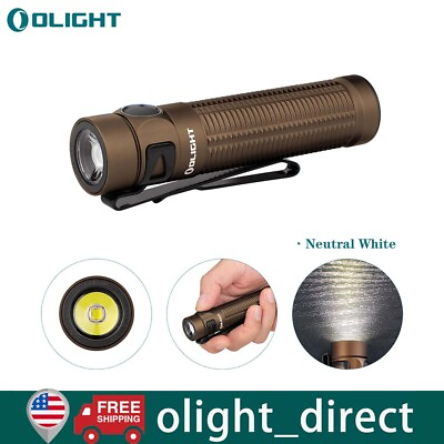 #ad Olight Baton 3 Pro NW 1500LM Rechargeable Flashlight LED Flashlight Desert Tan $55.99