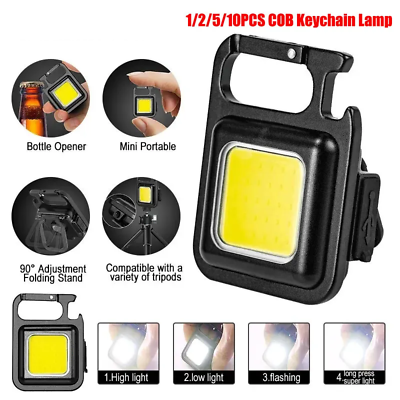 #ad Ultra Bright Mini COB Flashlight Keychain Waterproof Portable Outdoor $25.97