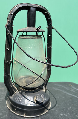 #ad Dietz Monarch Kerosene Lantern Black Barn Hurricane Lamp Vintage Antique GUC $170.00