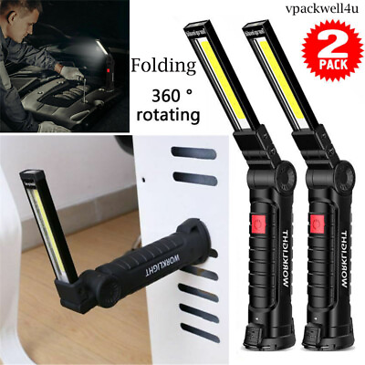#ad Super Bright 120000lm Rechargeable LED Work Light Folding Torch Lamp Flashlight $12.40