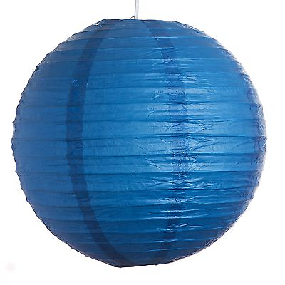#ad Set of 3 Dark Blue Paper Party Wedding Lanterns 12quot; 16quot; and 20quot; sizes $10.95