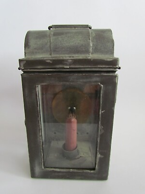 #ad Vintage candle lantern with h 19 cm w 780 gr. $34.99