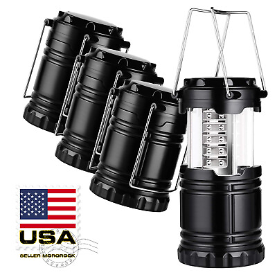 #ad #ad 4X Collapsible LED Lanterns Tac Light Emergency Outdoor Hiking Camping Lamps $25.98
