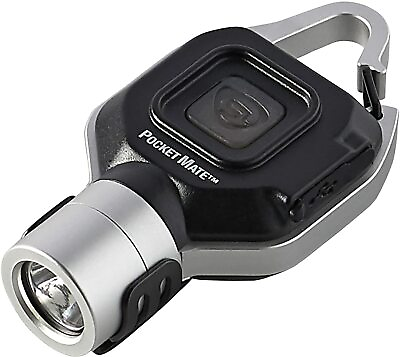 #ad Streamlight 73300 Silver Pocket Mate Led Flashlight 325 Lumens USB Cord Included $24.90