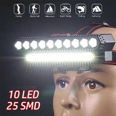#ad Super Bright LED Headlamp Rechargeable Headlight Head Torch Work Lamp Flashlight $8.99
