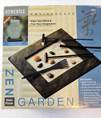 #ad HoMedics Zen Garden W Aromatherapy Candle and Base $62.39
