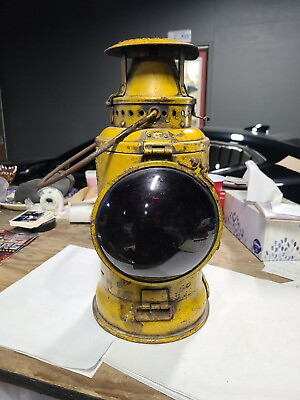 #ad Antique Vintage Adlake Non Sweating Lantern Antique Railroad Lamp Chicago $450.00