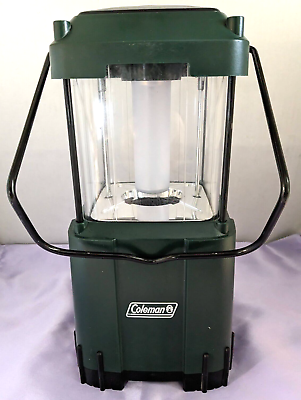 #ad Coleman Green Collapsible Battery Powered Camping Lantern LED Lamp Series 5317 $29.99