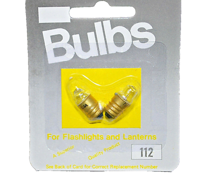 #ad Screw Base #112 Flashlight Bulbs For 1 AA Battery Lights Lot of 96 S4720 $25.99
