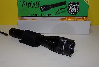 #ad #ad Stun Gun by Pitbull Flashlight Self Defense No charger Replacement $8.48