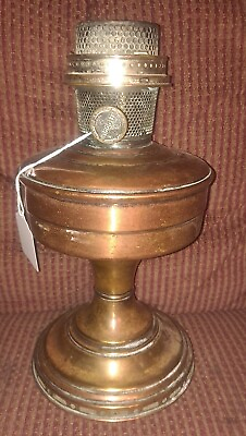 #ad Vintage ALADDIN ALUMINUM Brass OIL LANTERN MODEL 12 $139.99