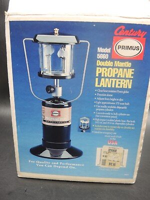 #ad Vintage Century Primus Double Mantle Propane Lantern 5660 USA $32.99