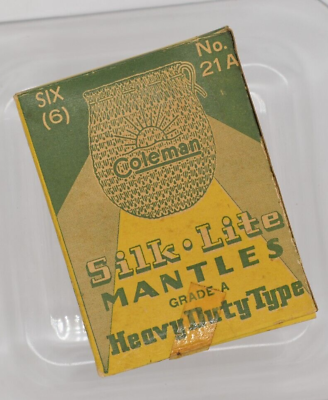 #ad #ad 1950#x27;s Coleman Silk Lite Mantles No. 21 A with Original Box amp; 2 mantles $45.00