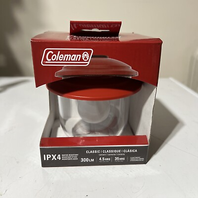 #ad 🔥 NEW Coleman 2155767 Classic Led Lantern 300 Lumens Red *FREE SHIPPING* $25.00