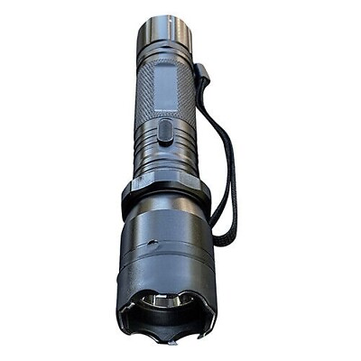 #ad PITBULL 7quot; Stun Gun Flashlight 160 Lumens with Case Military Grade Metal $25.00