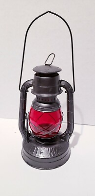 #ad Antique Dietz Little Wizard Red Lantern lamp $175.00