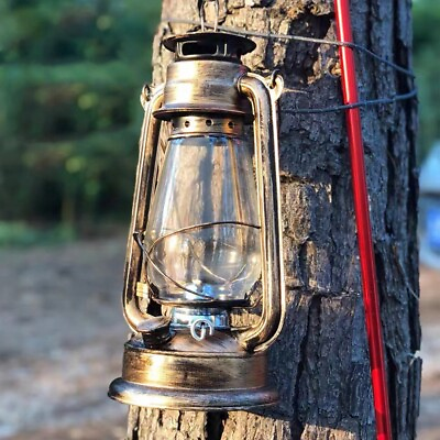 #ad 255 Vintage Lantern Retro kerosene lamp Camping Decorative atmosphere lighting $43.72