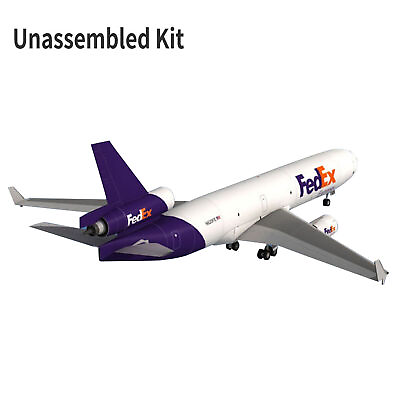 #ad Aircraft Model Paper MD 11 1 100 3D Plane Fedex Cargo Kit Unassembled Gift Air $10.41