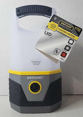 #ad Defiant 360 Floating Lantern 500 Lumens With Batteries High Low Red Strobe $25.99