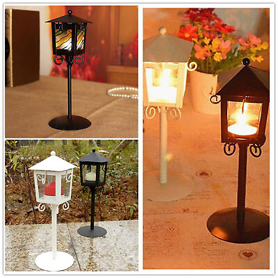 #ad Candle Stand Safe Simple Lantern Candlestick Wedding Decor Vintage $16.07
