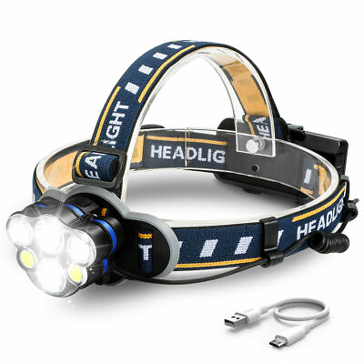 #ad Super Bright 7 LED Headlamp Headlight Flashlight Head Torch $7.99