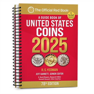 #ad 2025 The Official Red Book: A Guide Book of United States Coins 78th Edition $13.95