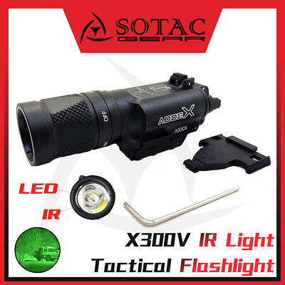 #ad SOTAC X300V IR Flashlight White LED Light Infrared Output Hunting Scout Light $79.90