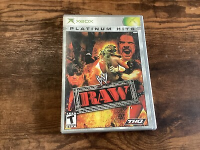 #ad WWF WWE Raw Platinum Hits Original Xbox $8.00