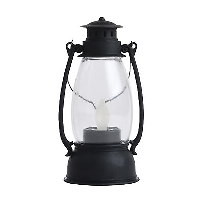 #ad Led Lantern Old fashioned Battery Powered Flickering Lampwick Electronic Lantern $8.35