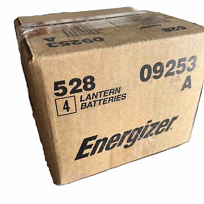 #ad 4 Energizer 528 BATTERY Other Battery Lantern Battery 6V CASE Expired $24.99