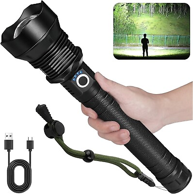 #ad Cinlinso Flashlights High Lumens Rechargeable 900000 Lumens Super Bright Led... $47.56