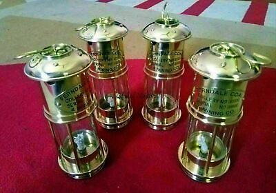 #ad Brass Lamps Ship Oil Lantern Vintage Miner Lamps Lot Of 4 Pieces Lantern Polish $268.50