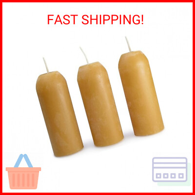 #ad UCO 12 Hour Natural Beeswax Candles Candle Lantern 3 pack $20.49